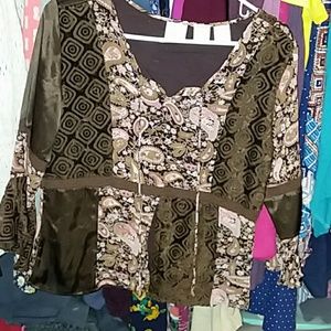 Vintage Peasant top with bell sleeves